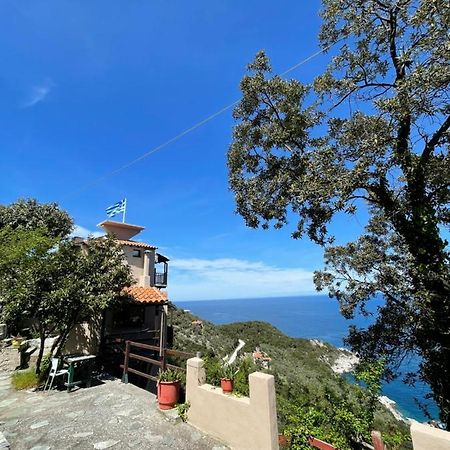 Double Studio Room In Mylopotamos With Beautifull View Цагарада Екстериор снимка