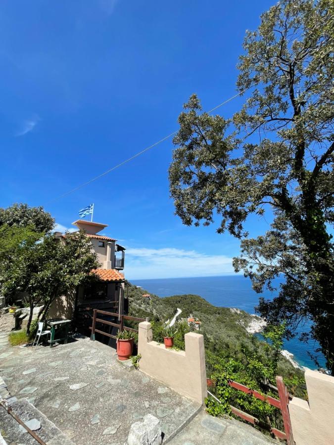 Double Studio Room In Mylopotamos With Beautifull View Цагарада Екстериор снимка