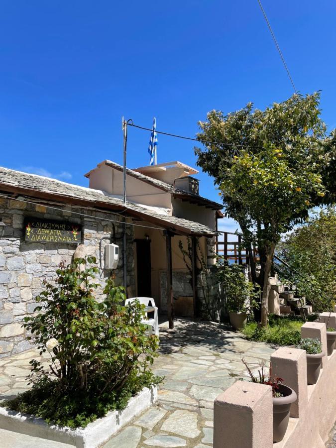 Double Studio Room In Mylopotamos With Beautifull View Цагарада Екстериор снимка