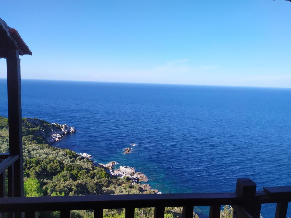 Double Studio Room In Mylopotamos With Beautifull View Цагарада Екстериор снимка